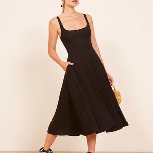 Reformation black dress